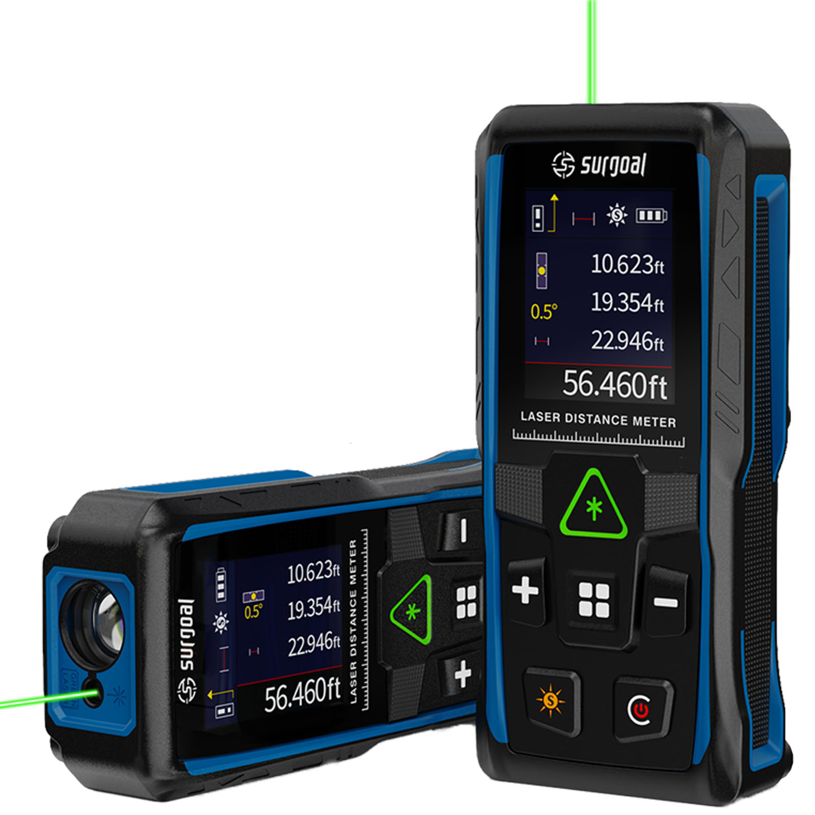 Stud Finder With Laser Level - Pengukur Jarak Laser Hijau 100m Multifungsi