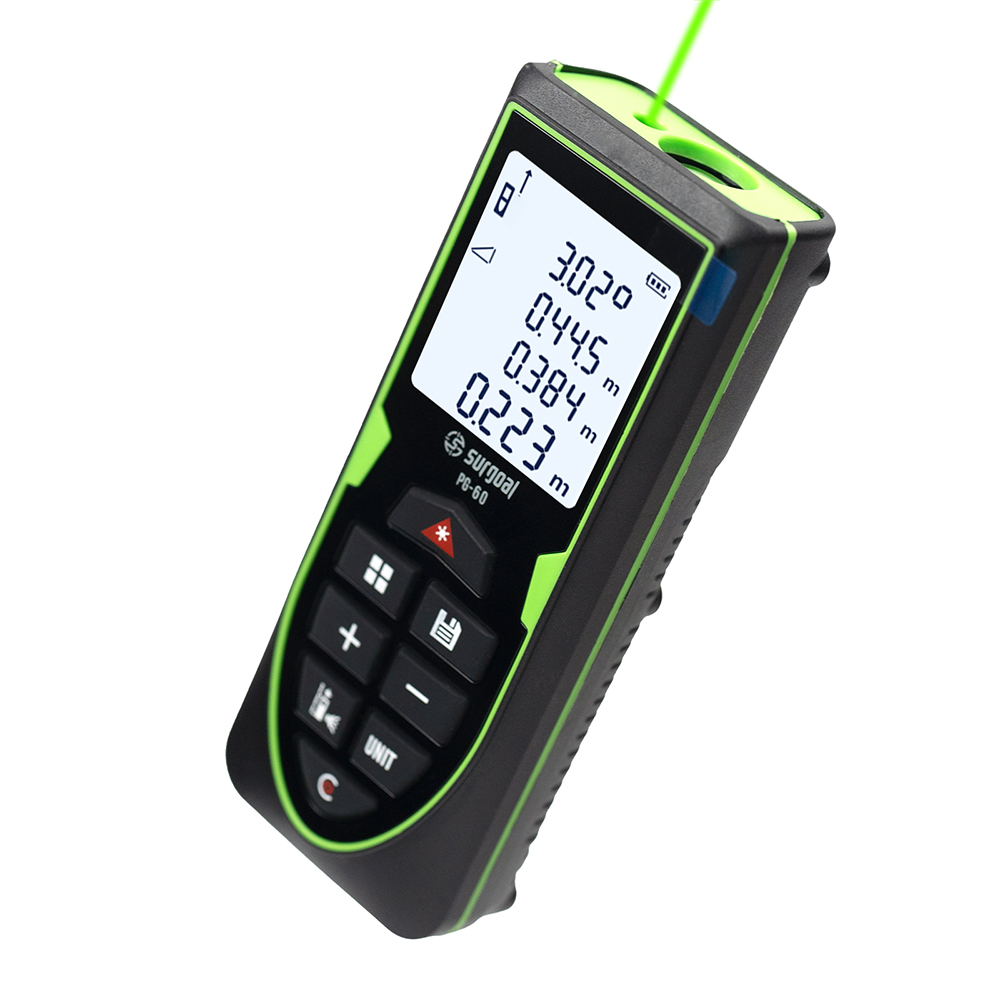 Stud Finder With Laser Level - Pengukur Jarak Laser Hijau SG SURGOAL