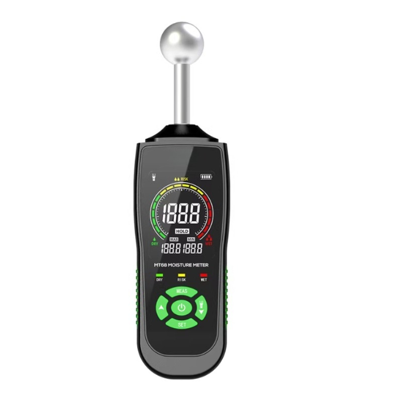 Moisture Meter Wall Wood - Alat Uji Kelembapan Kayu Induktif Presisi