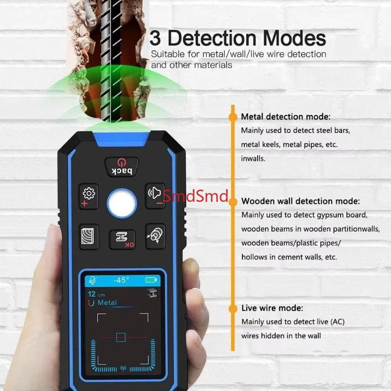 Detektor Logam Profesional NF- - Stud Detector With Metal Ac Wire ulasan dan harga
