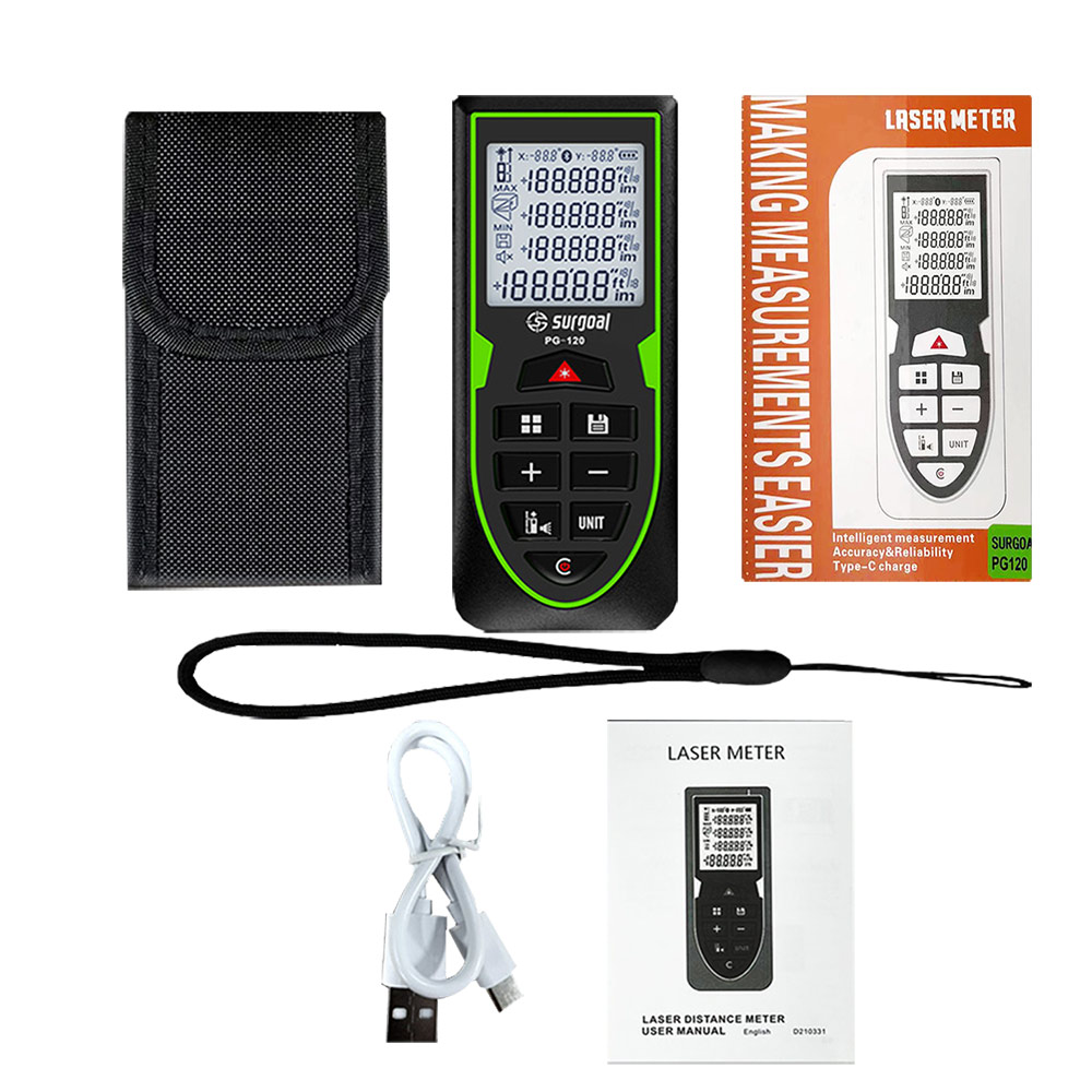 Pengukur Jarak Laser Hijau 120 - Stud Finder With Laser Level ulasan dan harga