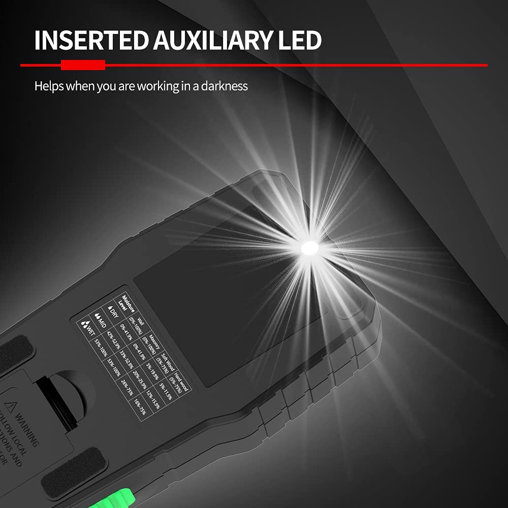 Pinless Meteran Kelembaban Kay - Wall Scanner For Concrete ulasan dan harga