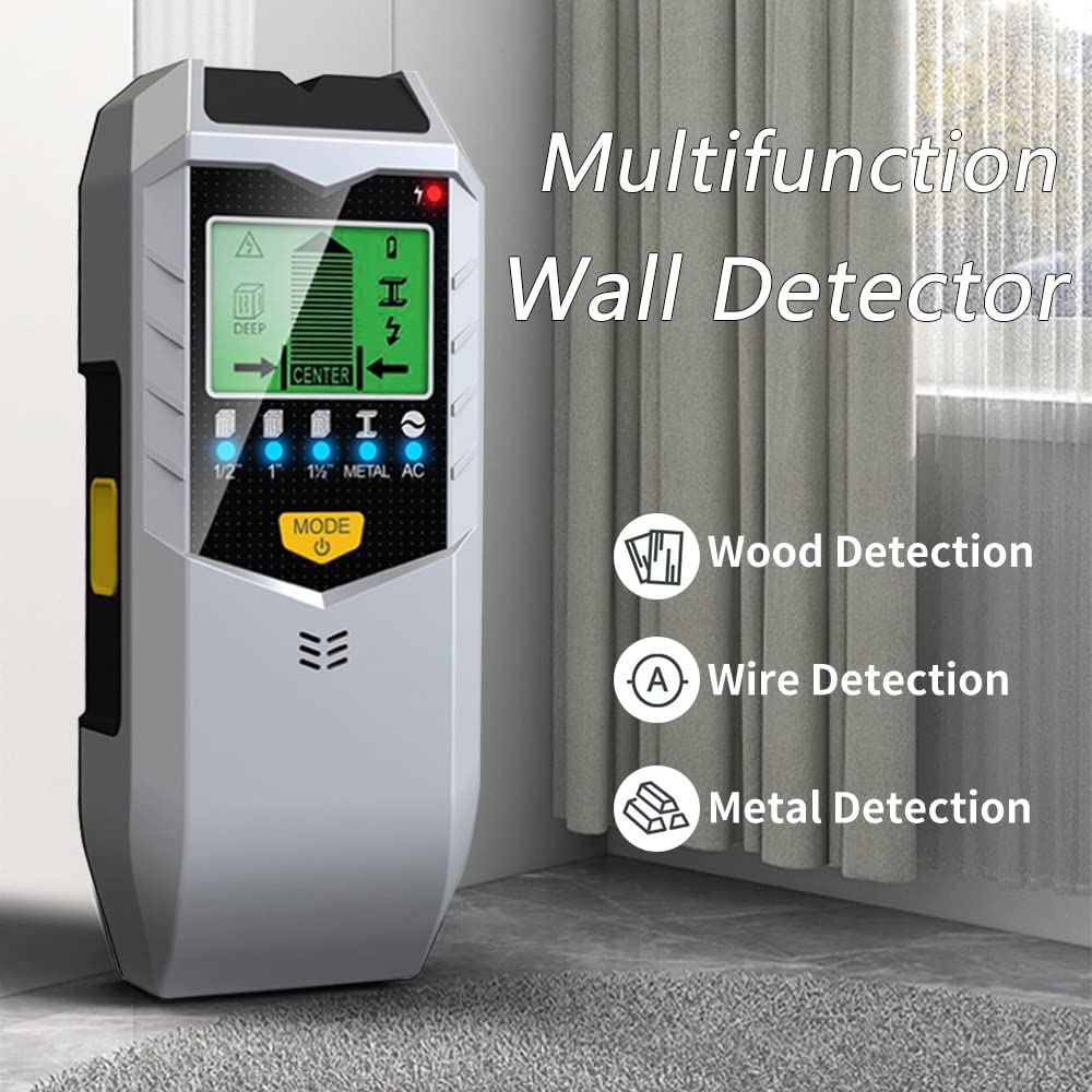 Detektor dinding elektronik 5  - Stud Finder Wall Scanner 5 In 1 ulasan dan harga
