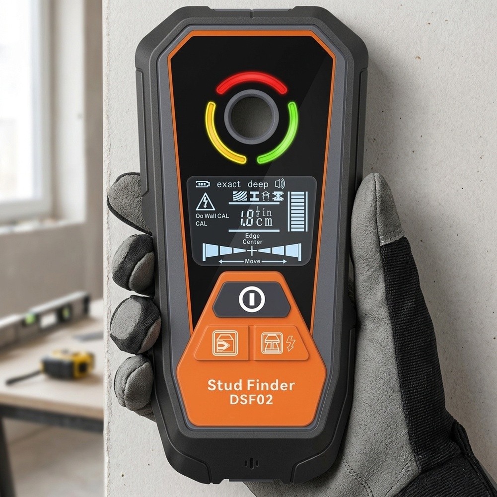 DSF02, Alat Pemindai Dinding M - Stud Detector With Metal Ac Wire ulasan dan harga