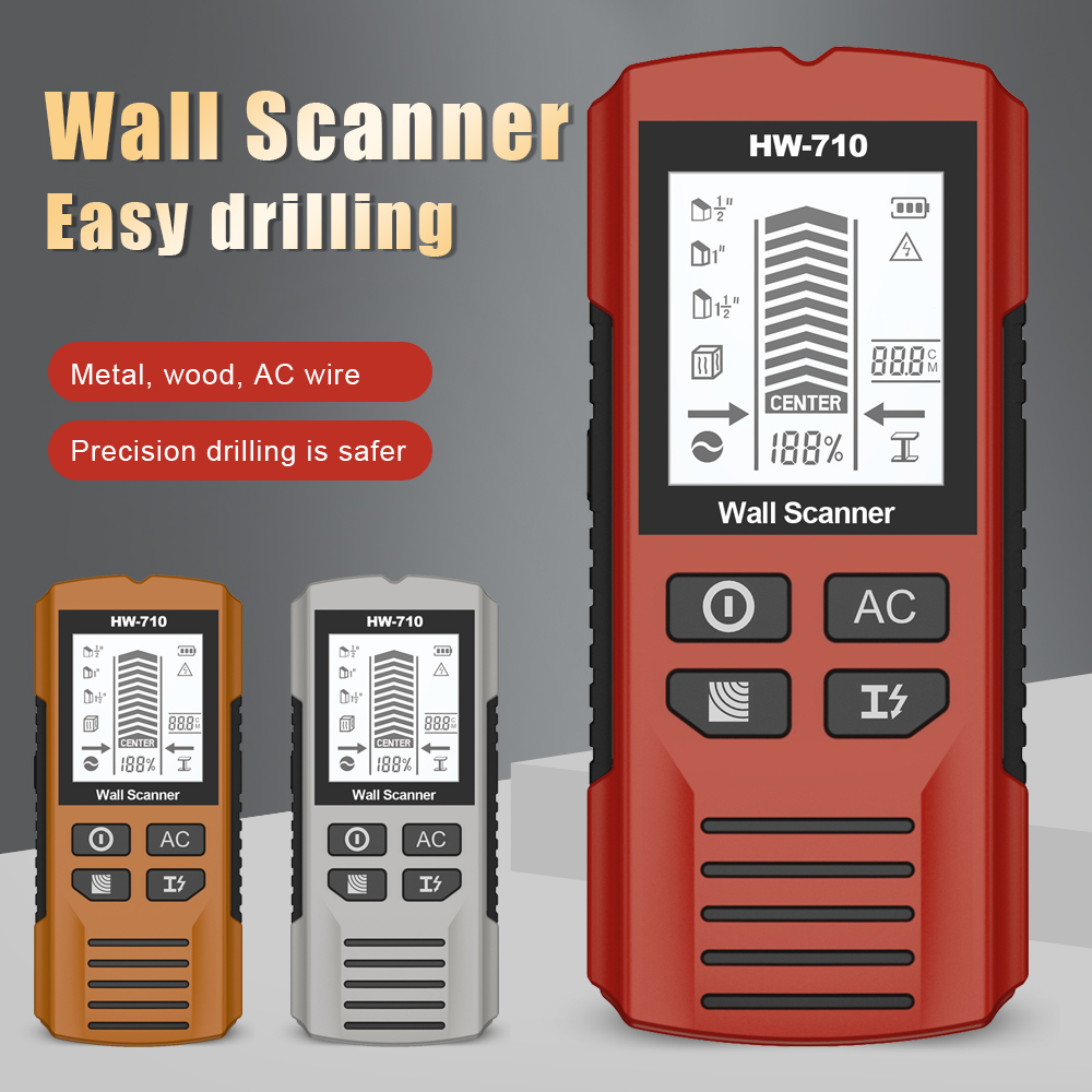 Detektor Logam Dinding Genggam - Stud Detector With Metal Ac Wire ulasan dan harga