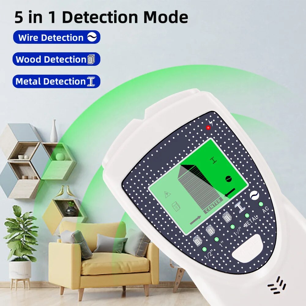 Pencari Stud Digital 5 in 1, P - Stud Finder Center Finder Edge ulasan dan harga