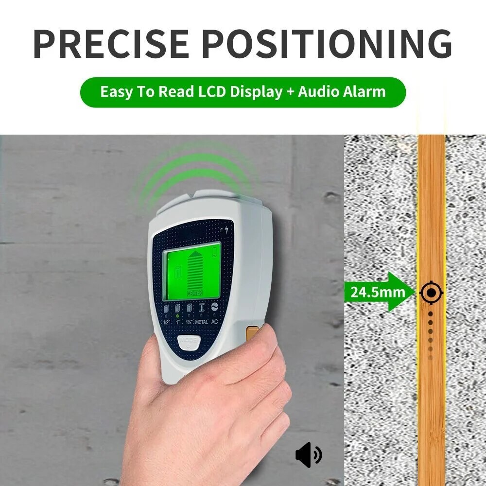 Pencari Stud Digital 5 in 1, P - Stud Finder Center Finder Edge ulasan dan harga