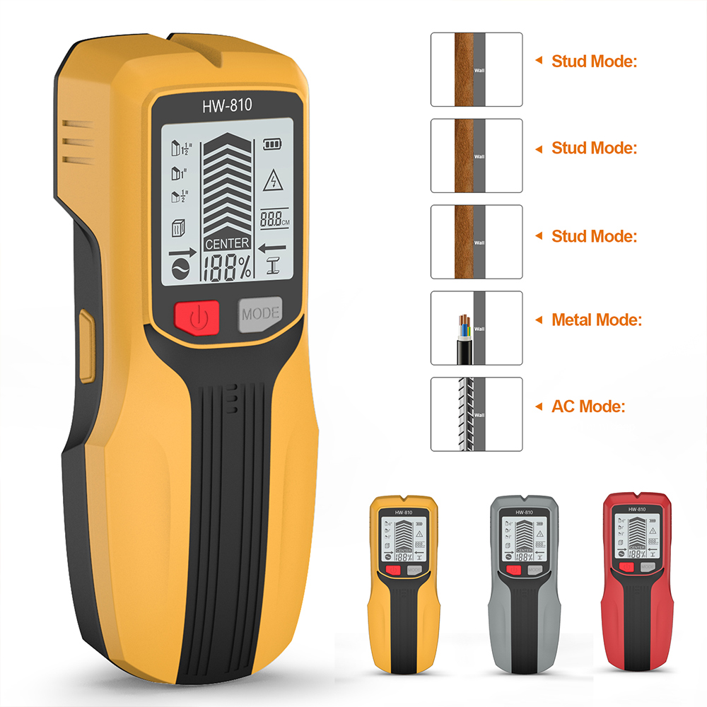 Detektor Logam 6 In 1 Genggam  - Stud Detector With Metal Ac Wire ulasan dan harga