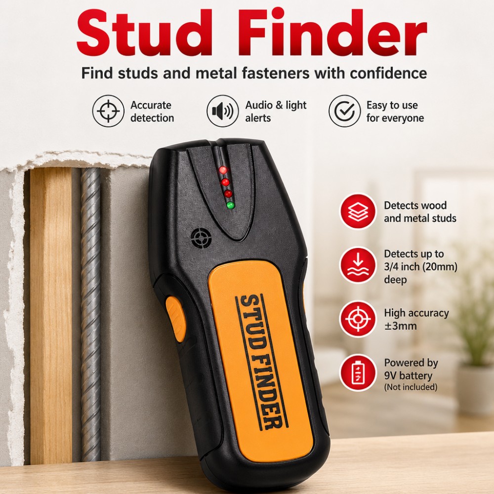 Pemindai Dinding Elektronik, D - Wall Scanner Rebar Detector ulasan dan harga