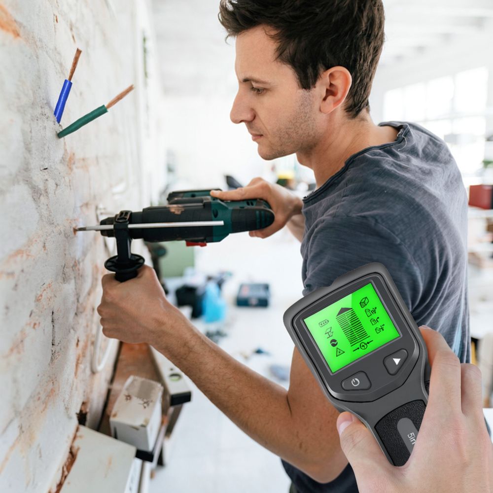 HW430 Alat Pemindai Dinding 5- - Stud Finder Wall Scanner 5 In 1 ulasan dan harga