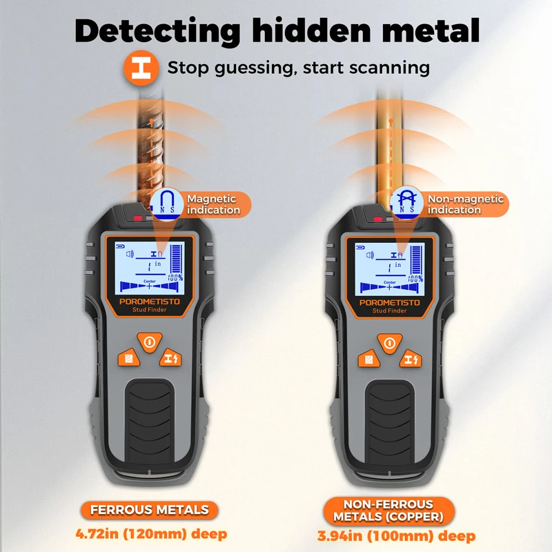 POROMETISTO-DSF01 6-In-1 Detek - Wall Scanner Rebar Detector ulasan dan harga