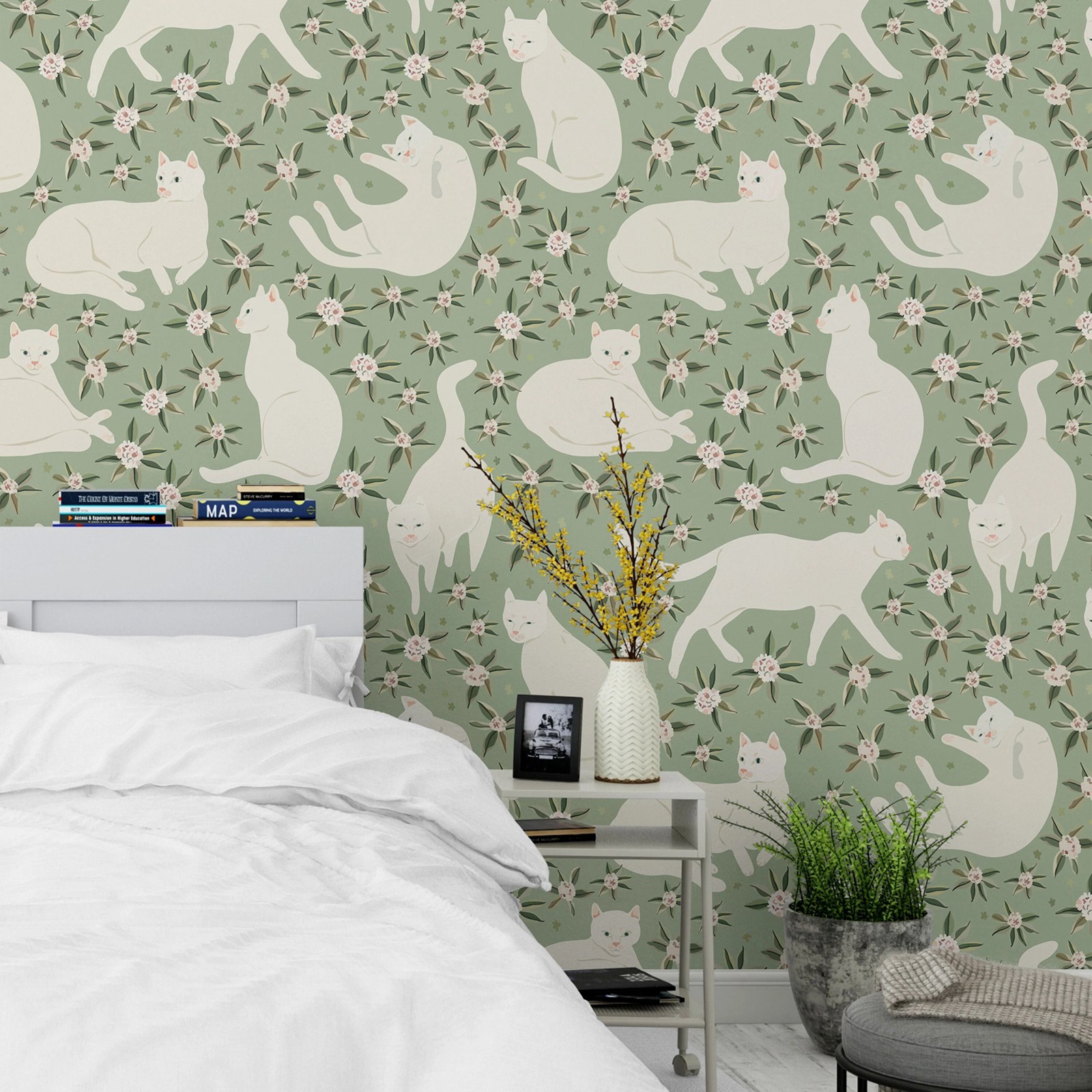 Wallpaper Antik Kucing Lucu, W - Moisture Meter Wall Wood ulasan dan harga