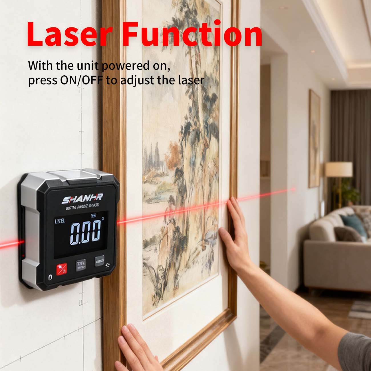 SHANHR Angle Laser Level Denga - Stud Finder With Laser Level ulasan dan harga