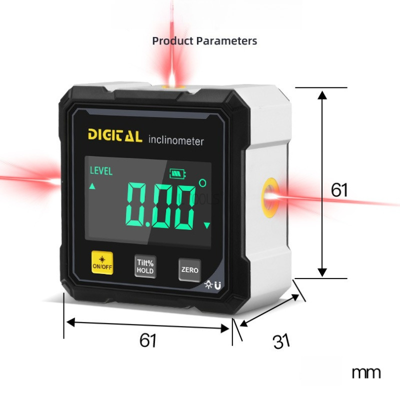 Alat Pengukur Sudut Elektronik - Stud Finder With Laser Level ulasan dan harga
