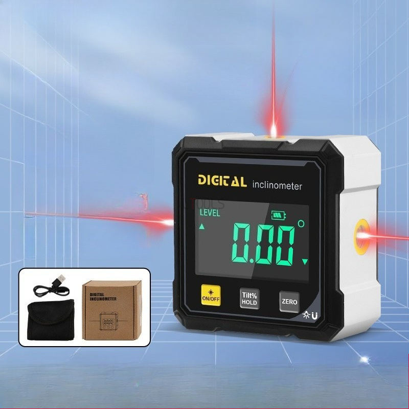 Alat Pengukur Sudut Elektronik - Stud Finder With Laser Level ulasan dan harga
