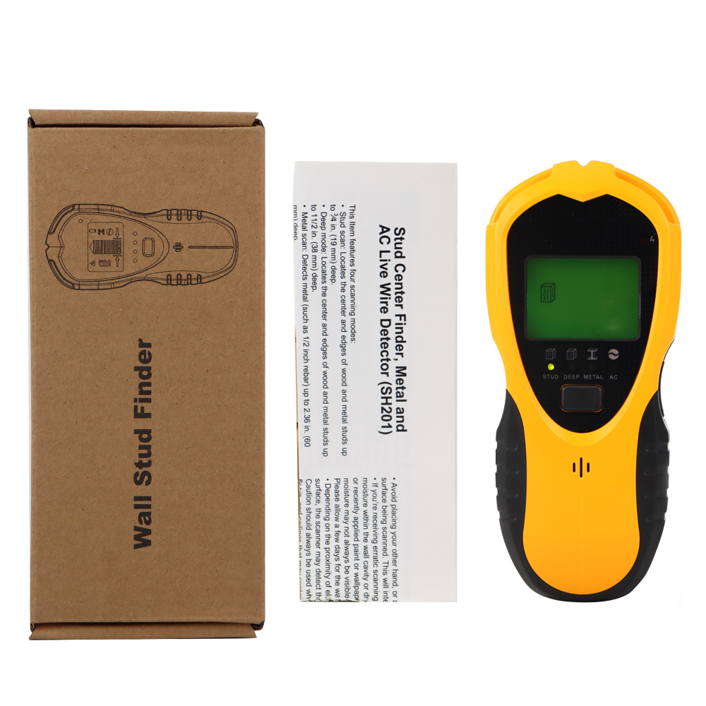 Detektor Logam Genggam Multifu - Stud Finder Wall Scanner 5 In 1 ulasan dan harga