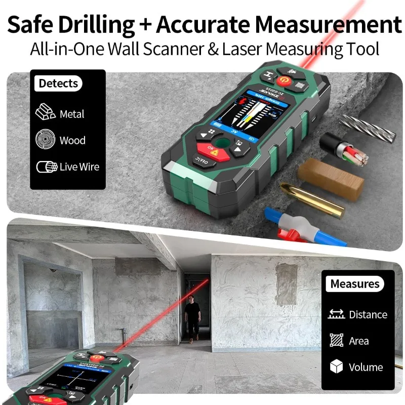 Untuk Alat Pencari Rangka Dind - Stud Finder With Laser Level ulasan dan harga